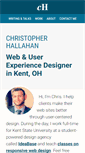 Mobile Screenshot of chrishallahan.com